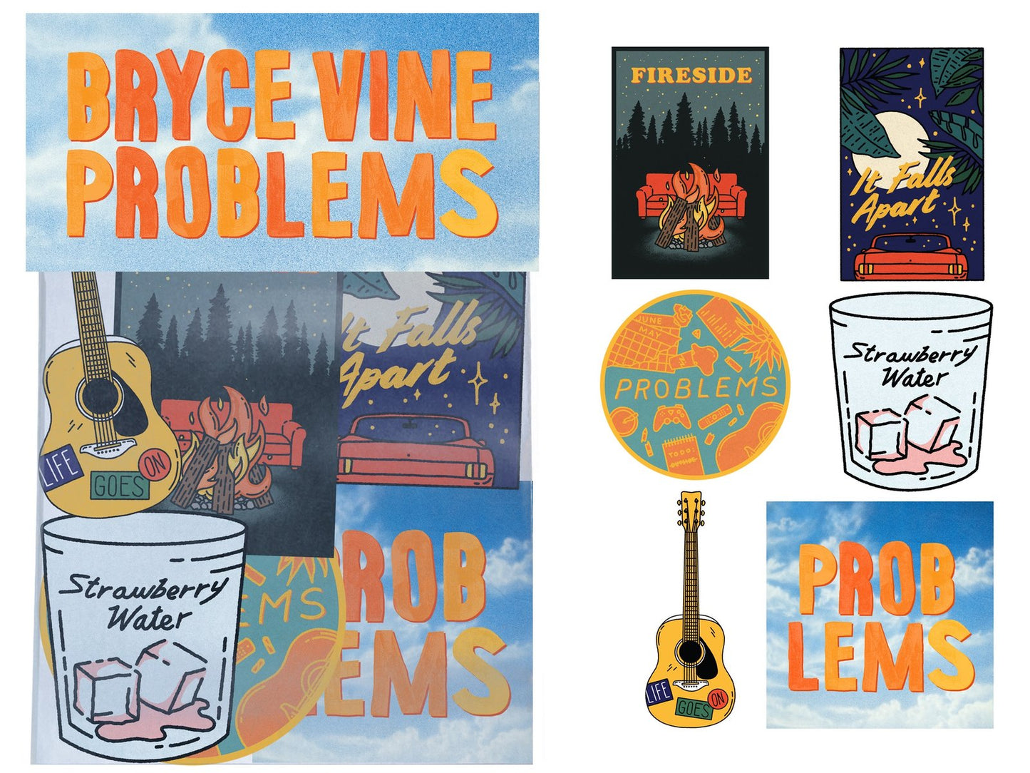 Problems EP Sticker Pack